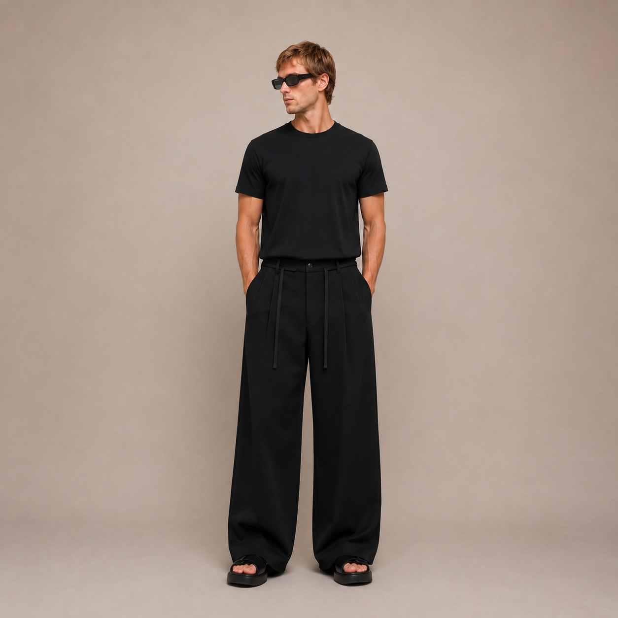 IMANUÉL Monaco Pantalon plissé