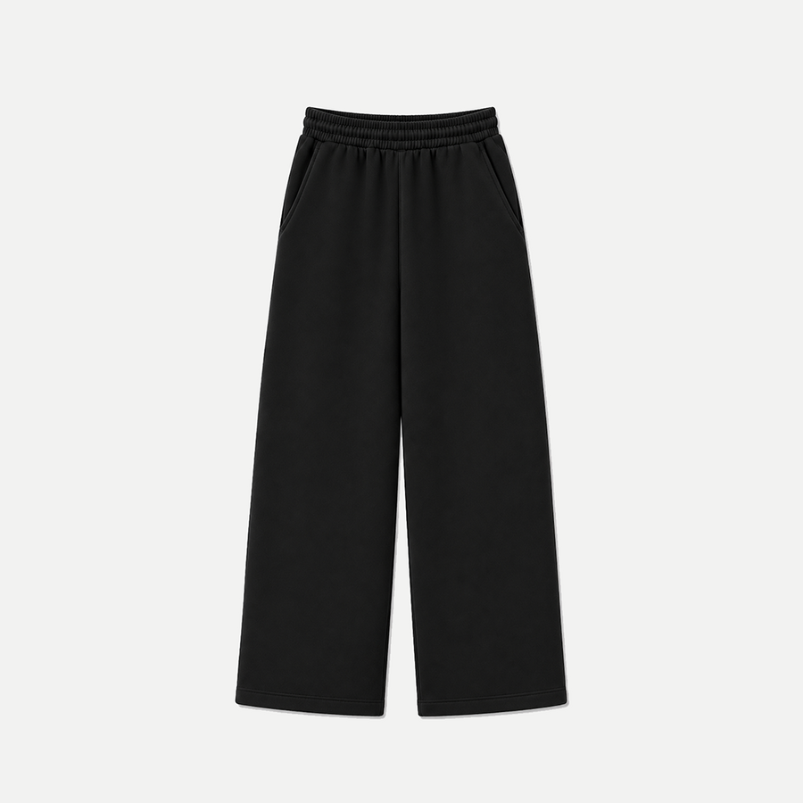 IMANUÉL Basic Wideleg Pants